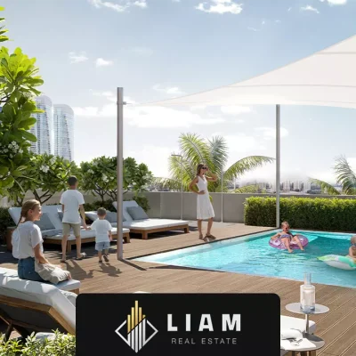 استخر شنا مجتمع دبی لند